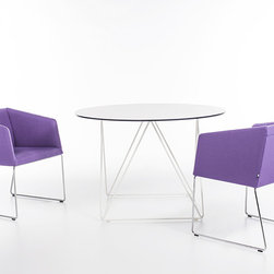 Box Sledge Armchair by B&T - Dining Chairs