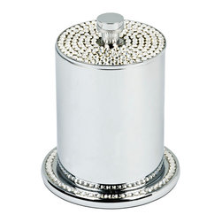 Topex Hardware Swarovski Crystal Collection - Bathroom Canisters