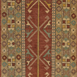 Persian Hamadan runner 2'7 X 16'4 - Area Rugs