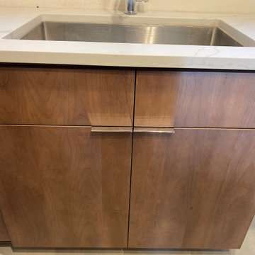 Modified European Kitchen and Bathroom Cabinetry Reface