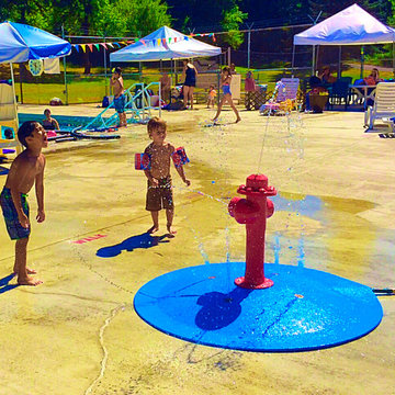 Portable Splash Pad for your backyard
