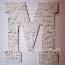 Modern Wall Letters by Etsy
