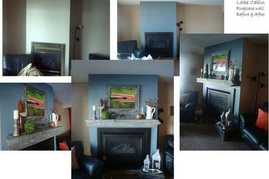 Lake house- accent wall