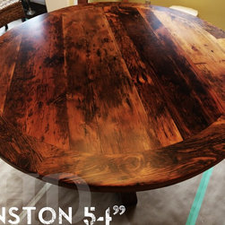 Round Reclaimed Wood Tables - Products