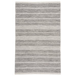 Capel Rugs - Oxfordshire Hand Woven Area Rug, Gravel, 3'x5' - Capel�s Oxfordshire collection is hand woven in India. This New Zealand wool and Indian wool blend results in a relaxed, textural design meant for years of enjoyment. Subtle striations of organic colors enhance the appeal of these understated beauties.