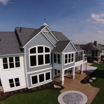 Lakefront home with Suntuitive windows