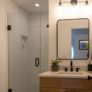 Warm, Earthy Main Level Remodel w/ Natural Wood and Stone Features