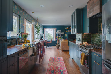 Inspiration for a mediterranean kitchen remodel in DC Metro