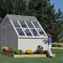 greenhouse and sheds