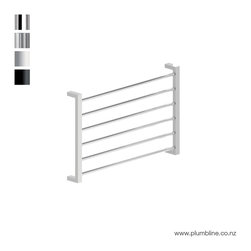 Base 6 Bar Heated Towel Ladder 60X90cm - Heated Towel Rails