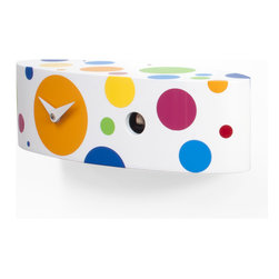 Ellipse 2150 Polka Dot Wall Cuckoo Clock - Cuckoo Clocks