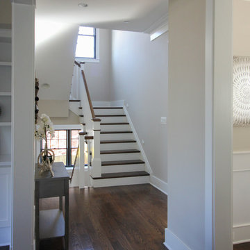 Project #57 | Staircase with Cozy Reading Nook Below