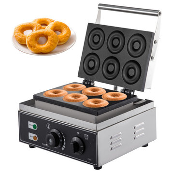 VEVOR Commercial Donut Maker Donut Maker Machine 6-Hole Donut Maker Machine