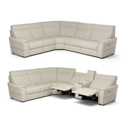 Energia C046 Recliner Sectional by Natuzzi Editions - Sectional Sofas