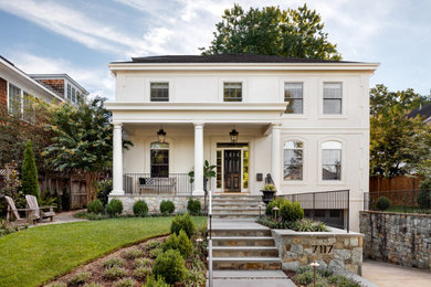 Transitional exterior home idea in DC Metro
