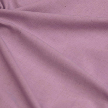 Lilac Cotton Linen Fabric By The Yard, 3 Yards For Curtain, Dress Wholesale