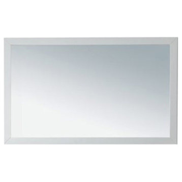 Miseno MM-FEM48 Femmina 48" W x 30" H Rectangular Framed Mirror - Soft White