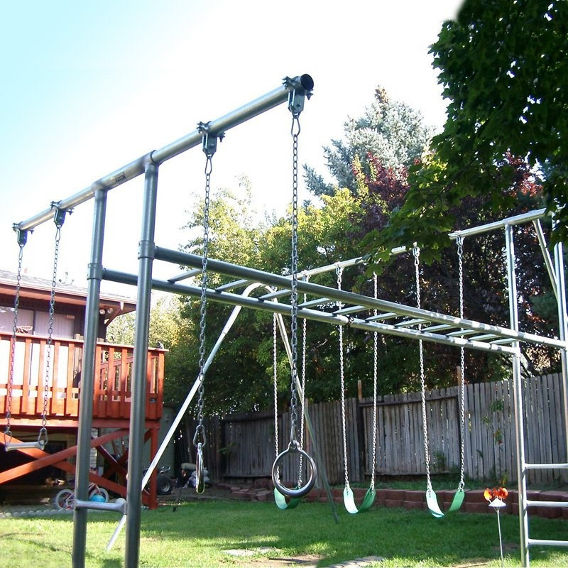 Component Playgrounds Abby Metal Swing Set Multicolor - SS36-10