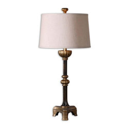 Uttermost Visconti Antique Gold Table Lamp - Table Lamps