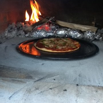 The Kreil Family Wood Fired Brick Pizza Oven in Michigan