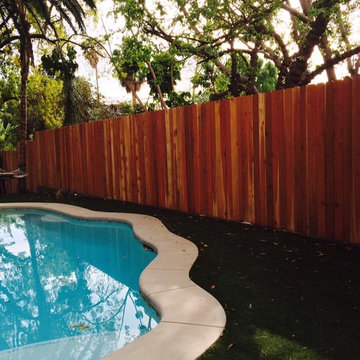 Wiletta Avenue Redwood Fence