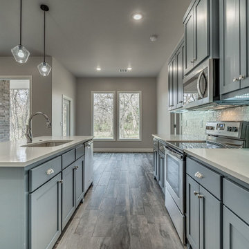 Tiny Blue Kitchen Upgrade in San Jose, CA