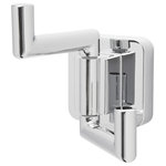 Speakman - Speakman Kubos Double Robe Hook, Polished Chrome - Featuring a modest, yet brilliantly minimalistic frame the Speakman Kubos SA-2408 Double Robe Hook was organically designed to make a modern statement. Its clean, square form celebrates the true simplicity of modern design. The Kubos Double Robe Hook is constructed entirely of brass and includes all necessary mounting hardware to make installation effortless.