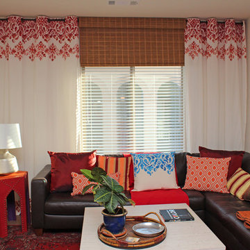 Modern Moroccan Living Room - After