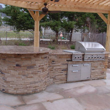 outdoor kitchens