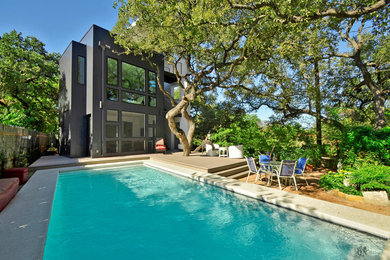 Minimalist exterior home photo in Austin