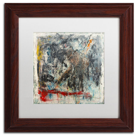 Joarez 'Furia e Paixao' Framed Art, Wood Frame, 11"x11", White Matte