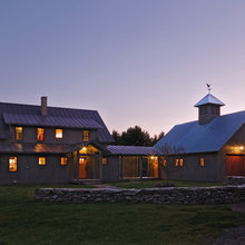 houses attatched to barns