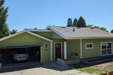 Garage - contemporary garage idea in Other