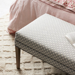 Kate Spade, Adele Footstool - Bedroom Furniture