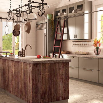 Call it...Rough Lux, Rough Chic, Shabby Chic, Old but New and Mixed Finishes!