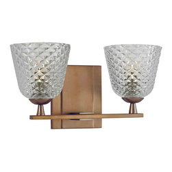 Hudson Valley - 2-Light Bath Bracket, Brushed Bronze - Bathroom Vanity Lighting