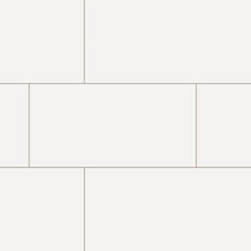 Adella White 12x24 Matte Ceramic Tile, 70 Sft