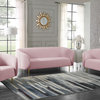 Lavilla Pink Velvet Sofa, Pink