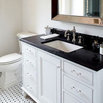 Black and White Vanity Cabinets: Custom Wood Products
