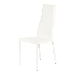 Joelle Fully Upholstered Dining Chair | White (Set of 2) - Dining Chairs