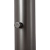 Paramount 3 Light Arc Floor Lamp - Gunmetal & Acrylic Dimmer Switch, Marble base
