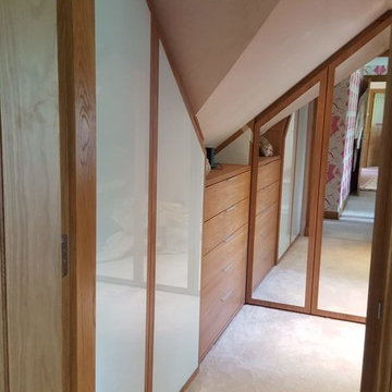 Attic walk in wardrobe