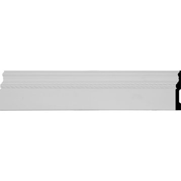4 1/2"H x 5/8"P x 94 1/2"L Oslo Rope Baseboard Moulding