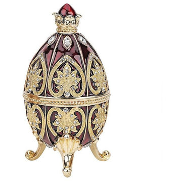 Alexander Palace Faberge-style Enameled Eggs