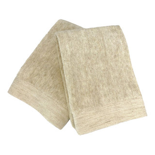 eco-melange Rayon Bamboo Cotton Towels, 1 Bath Sheet, 2 Hand