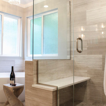 Limestone Master Bath