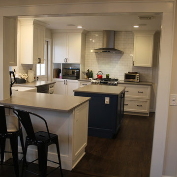 Kitchen Remodel connecting Kitchen and Diningoom