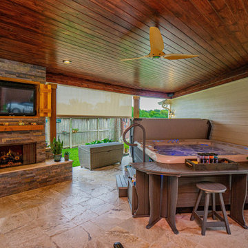 Preslar Family (Hot Spring Spa + Outdoor Living Area)