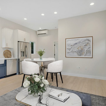 ADU Open Concept Living Room and Kitchen