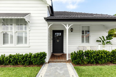 Inspiration for a traditional exterior in Sydney.